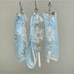 Keypus - Snowflake Ribbon Drop Detail Bag Charm Keychain