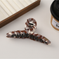 Beau - Plaid Fabric Bow Shape Claw Hair Clip