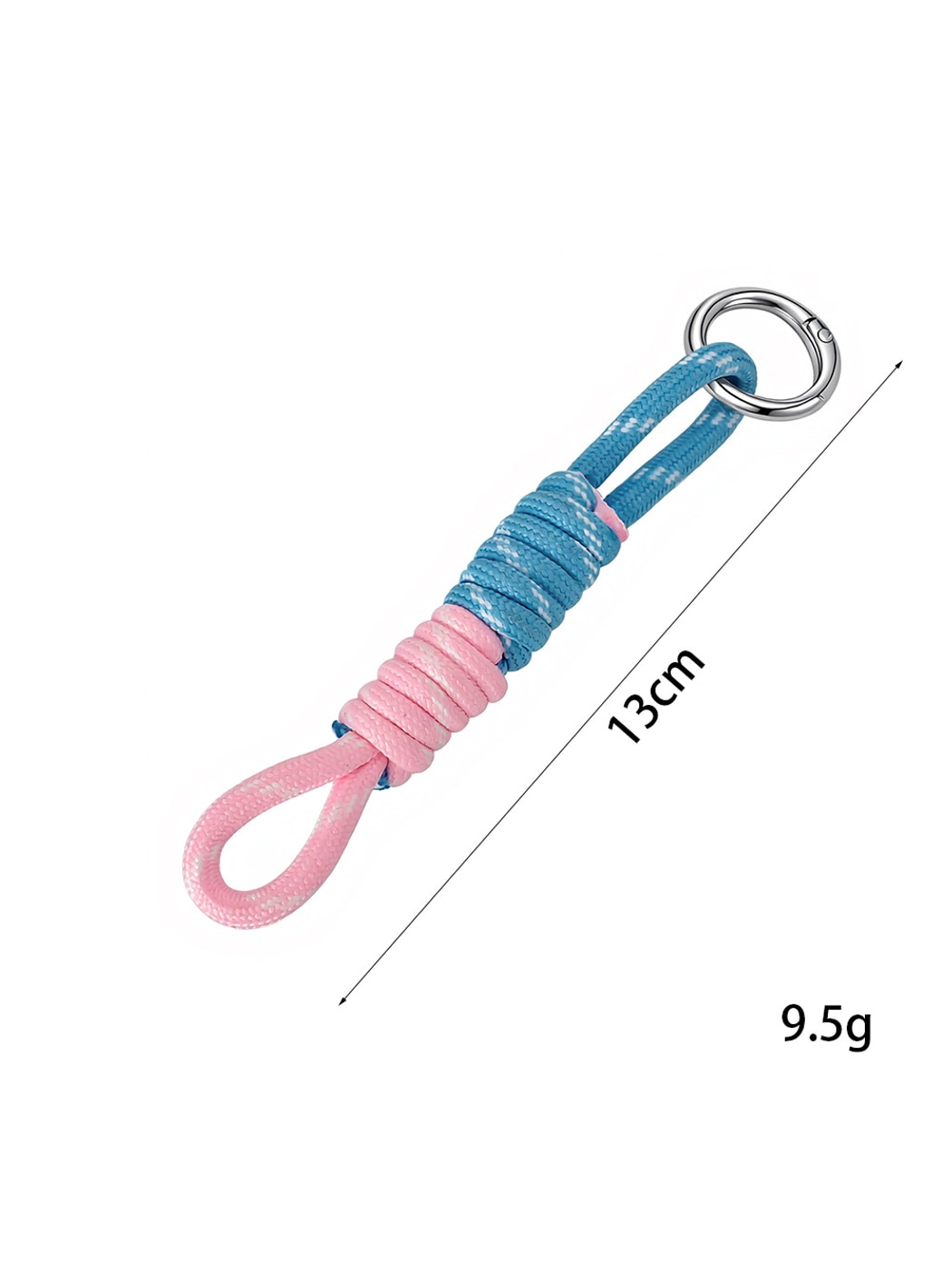 Keypus - Two Tone Rope Knot Bag Hanging Keychain