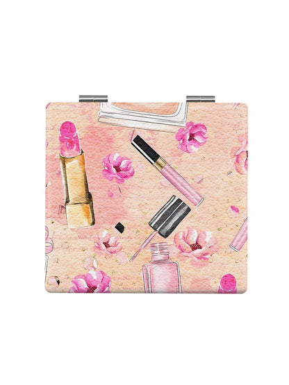 Mirroray - Cartoon Print Glass Folding Case Mirror