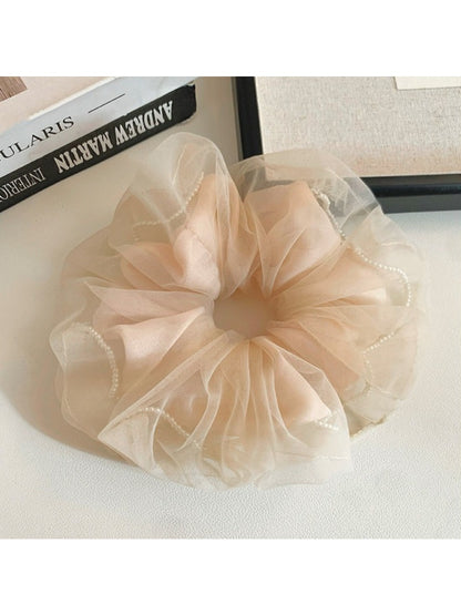 Gifty - Soft Light Pink Tulle Scrunchie