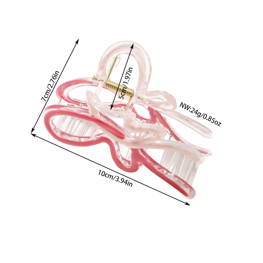 Beau - Sweet Butterfly Gradient Finish Hair Claw Clip