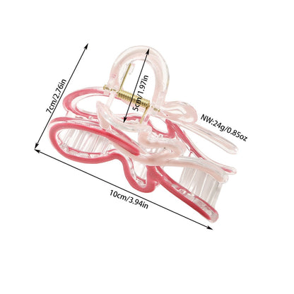 Beau - Sweet Butterfly Gradient Finish Hair Claw Clip