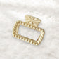 Beau - Open Square Textured Hair Claw Clip