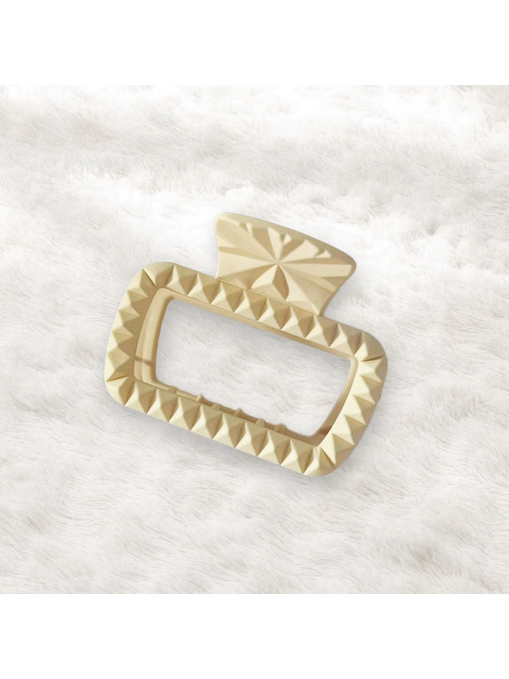 Beau - Open Square Textured Hair Claw Clip