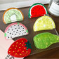 Beau - Geometric Fruit Ring Design PVC Hair Claw Clip