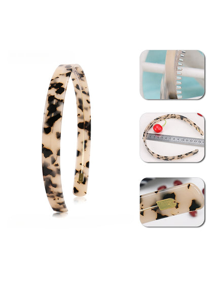 Gifty - Retro Acetate Fiber Marble Finish Headband