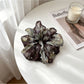 Gifty - Ruffled Lace Beaded Organza Style Scrunchie