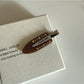 Beau - Bow Checkered Acetate Alloy Hair Clip