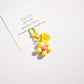 Keypus - Cartoon Flower Keychain Pendant