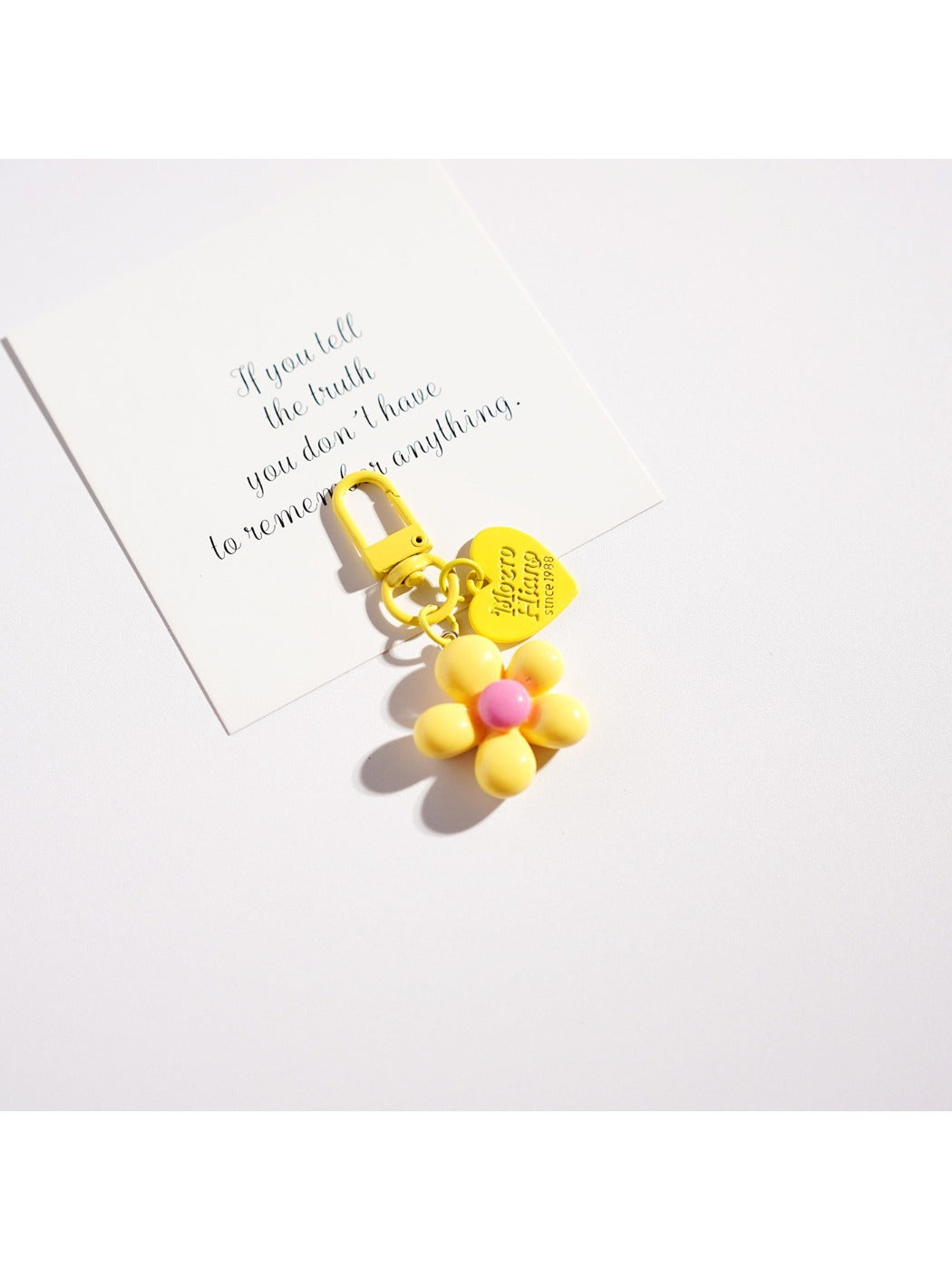 Keypus - Cartoon Flower Keychain Pendant
