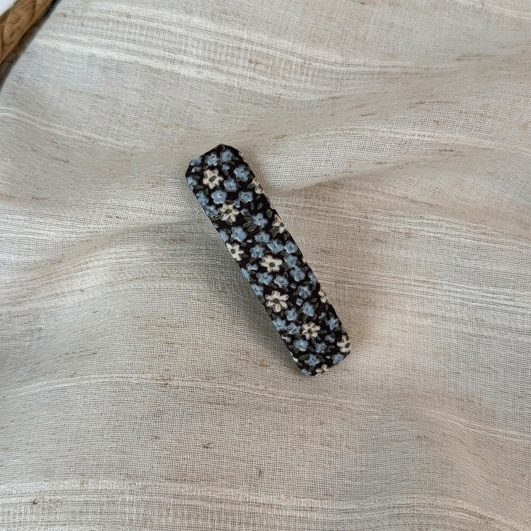 Beau - Floral Pattern Fabric Hair Clip