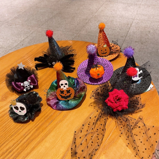 Beau - Cute Halloween Pumpkin Hat Hair Clip