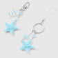 Keypus - Sea Themed Blue Starfish Keychain