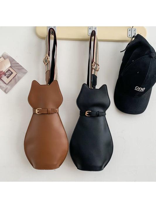 Bacio - Cute Cat/Dog Crossbody Bag with Wide Strap