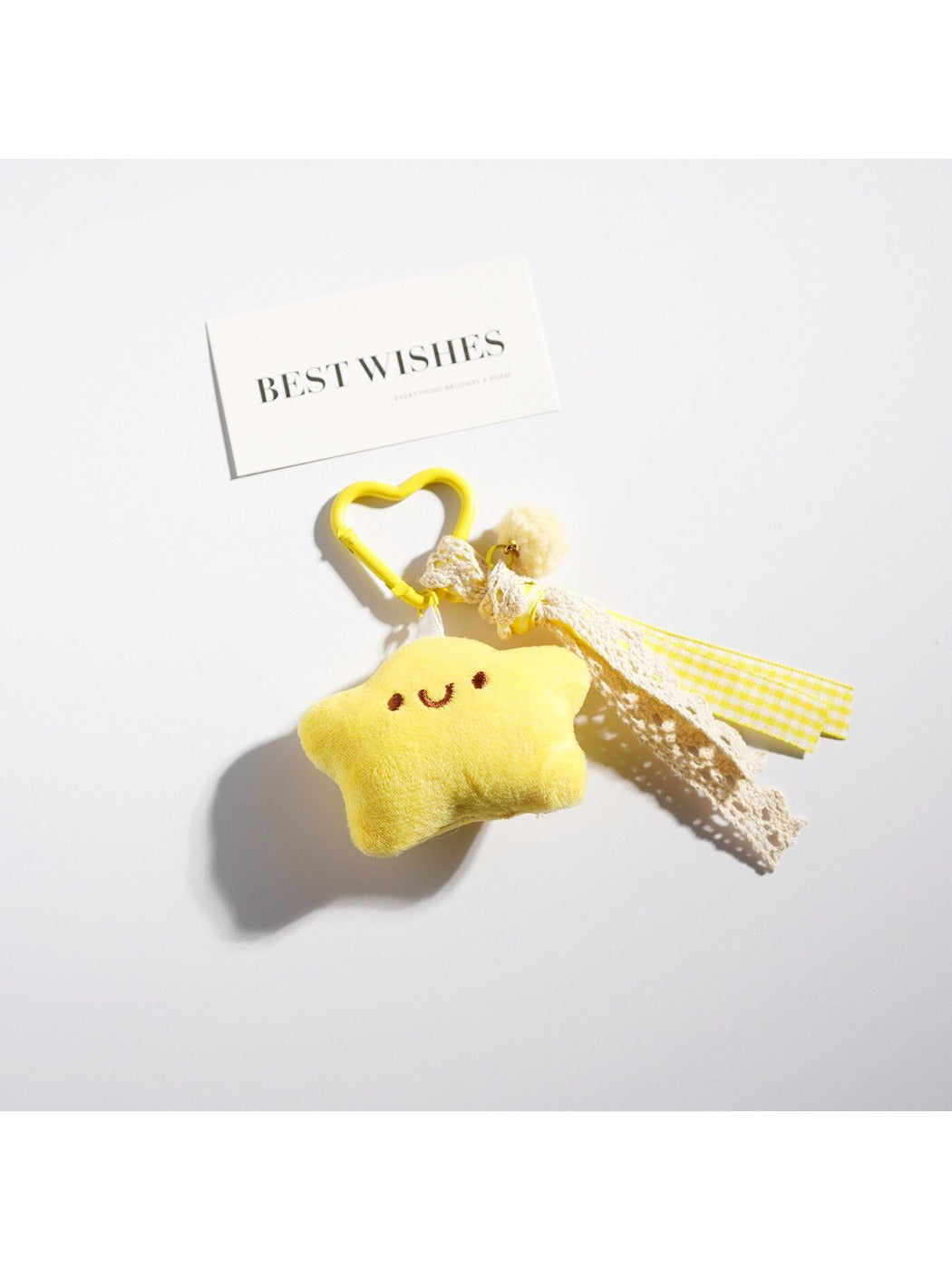 Keypus - Adorable Yellow Star Shaped Keychain