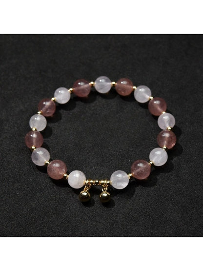 Lovra heart pendant bracelet styled with casual outfit