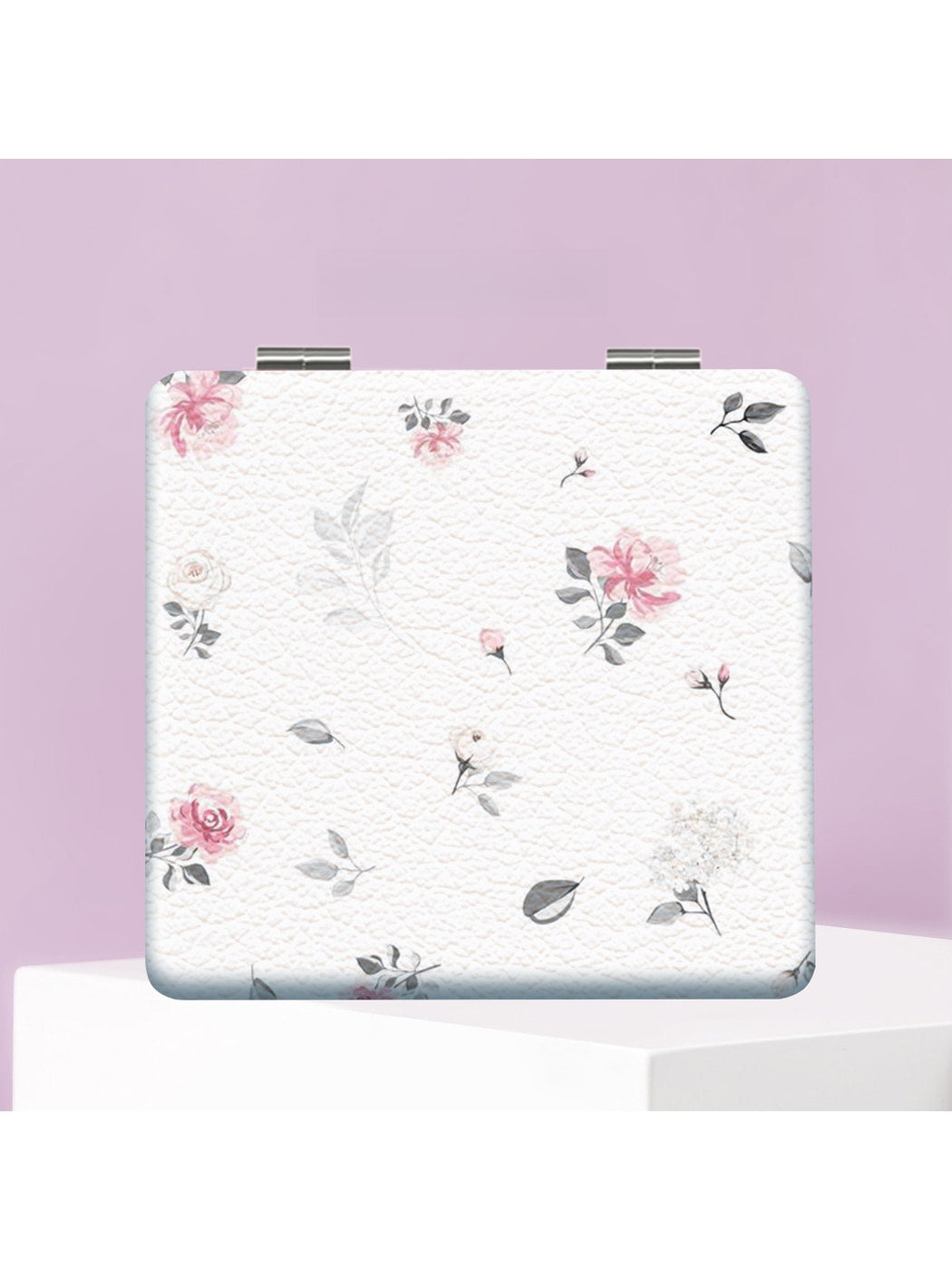 Mirroray - Bow Print Foldable Compact Makeup Mirror