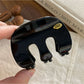 Beau - Vintage Leopard Print M Shape Claw Clip