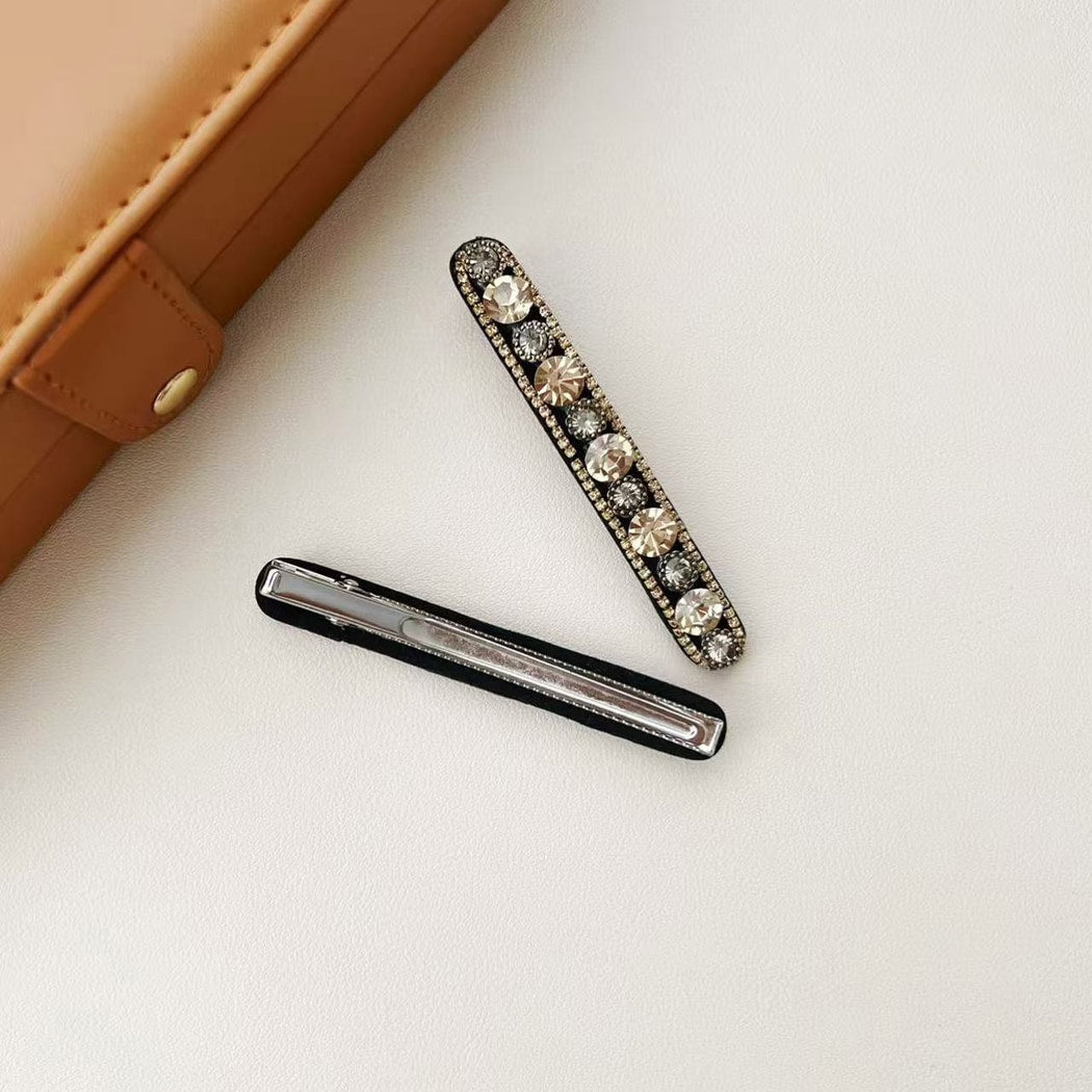 Beau - Rectangular Rhinestone Style Hair Clip