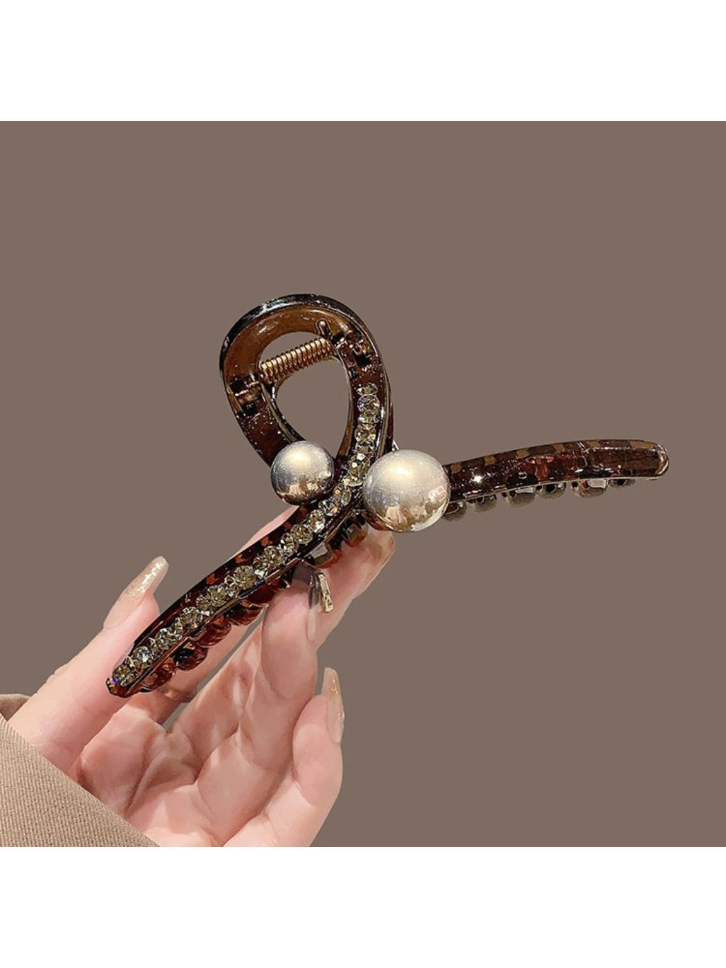 Beau - Versatile Shiny Half-Circle Hair Clip