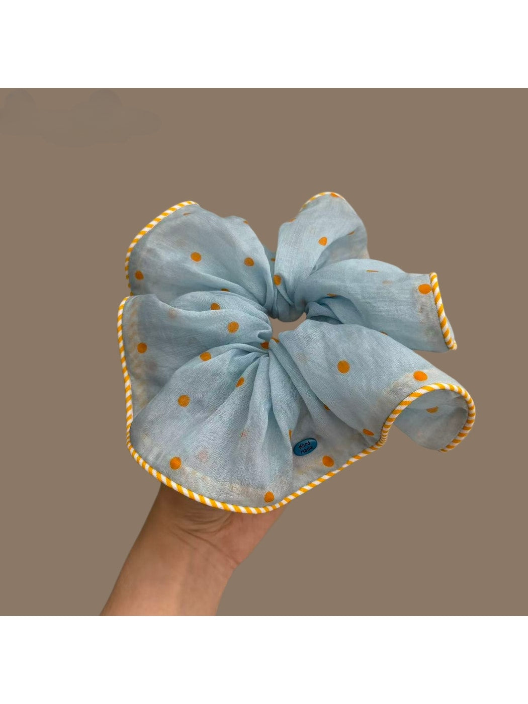 Gifty - Sweet Style Polka Dot Mesh Scrunchie