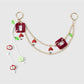 Keypus - Y2K Style Square and Round Bag Charm Chain