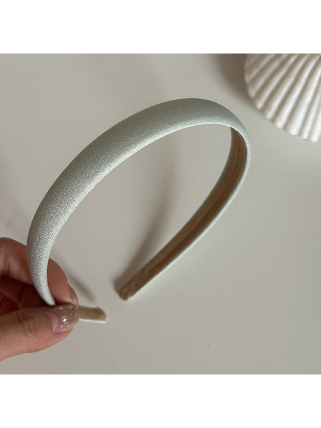 Gifty - Satin Pink Slim Headband