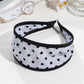 Gifty - Polka Dot Wide Fabric Trimmed Headband