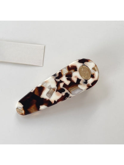 Beau - Water Droplet Type Acetate Hair Clip