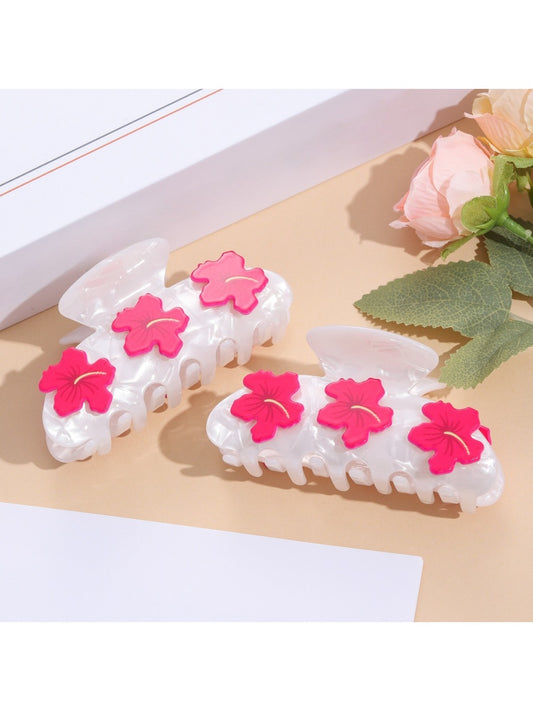 Beau - Minimalist Floral Design Claw Clip