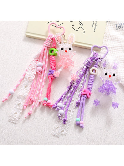 Keypus - Rabbit-Shaped Pendant Keychain