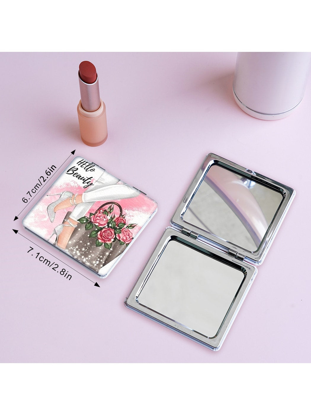 Mirroray - Stiletto Print Compact Mirror