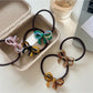 Gifty - Sleek Color Blocked Bow Hair Tie
