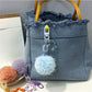 Keypus - Single Pompom Bag Charm Keychain