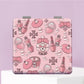 Mirroray - Cartoon Print Folding PU Glass Makeup Mirror