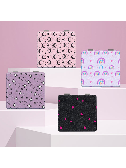 Mirroray - Retro Pattern Folding Compact Mirror