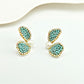 Earedge - Minimalist Beaded Butterfly Wing Earrings