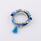 Lovra - Bohemian Tassel Layered Beaded Bracelet
