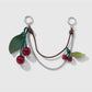 Keypus - Y2K Cherry Motif Chain Hanging Bag Charm