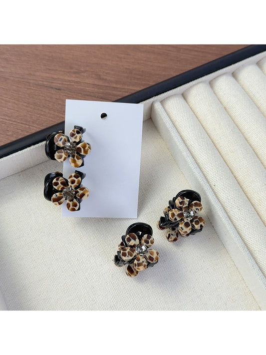 Beau - Retro Floral Small Hair Clip