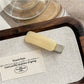 Beau - Rectangular Acetate Duckbill Geometric Hair Clip