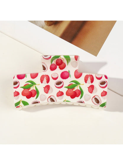 Beau - Large Fruit Themed Shark Hair Clip