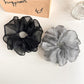 Gifty - Sheer Organza Look Solid Color Scrunchie