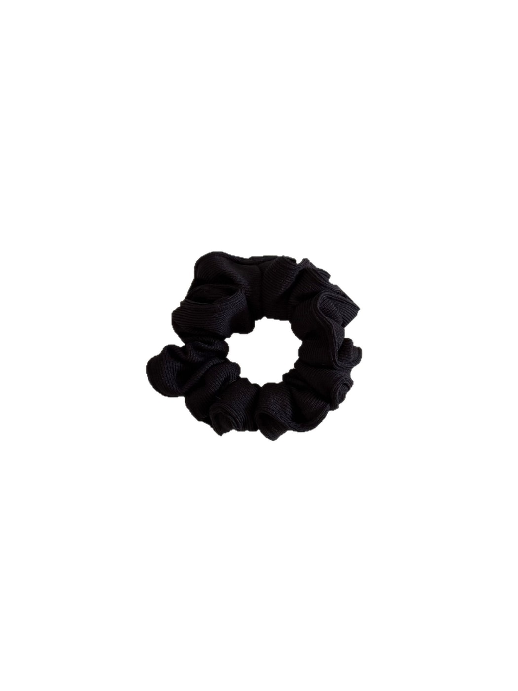 Gifty - Minimalist Ribbed Knit Polyester Scrunchie