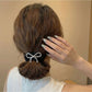 Gifty - Polyester Alloy Rhinestone Bow Hair Tie