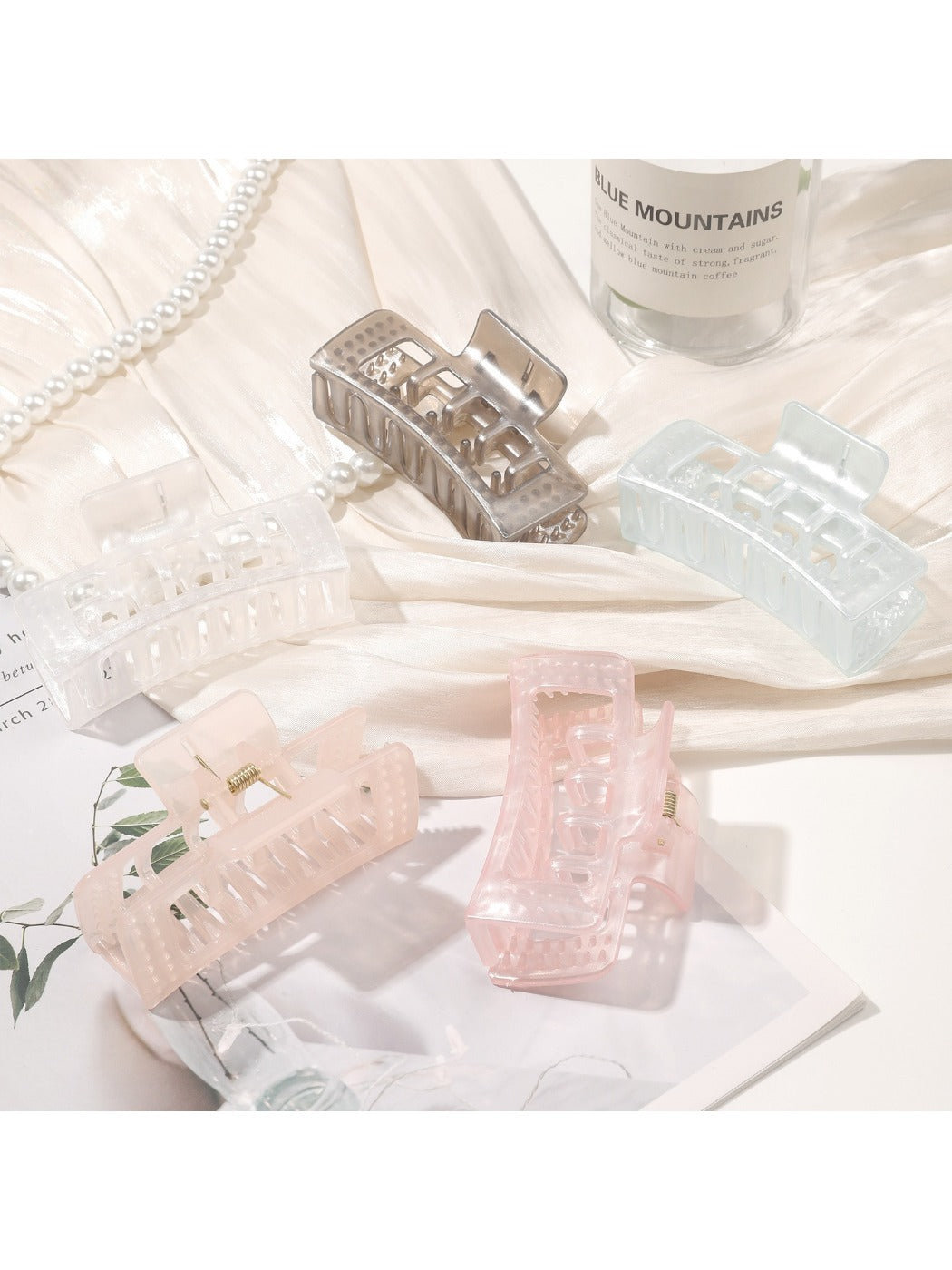 Beau - Square Matte Large Hair Clip