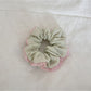 Gifty tulle scrunchie displayed on a white background showing full ruffle detail