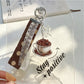 Keypus - Coffee Cup Acrylic Bag Charm Keychain