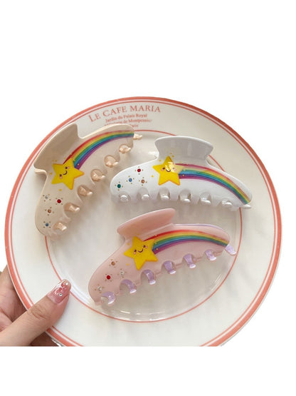 Beau - Rainbow Star Hair Clip